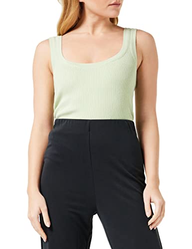 Peppercorn Tana U-Ausschnitt Stricken Tank Top | Damen Top In Grün | Frühling Damen Oberteile | Größe M von Peppercorn