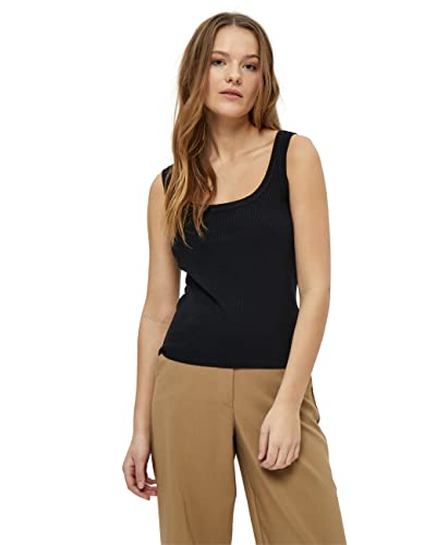 Peppercorn Tana U-Ausschnitt Stricken Tank Top | Damen Top In Schwarz | Frühling Damen Oberteile | Größe L von Peppercorn