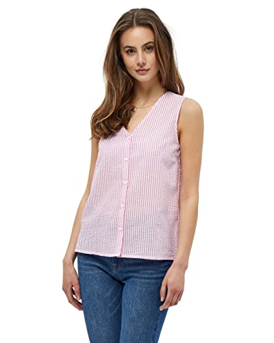 Peppercorn Women's Elaine Top, Pink Lemonade Striped, XS von Peppercorn