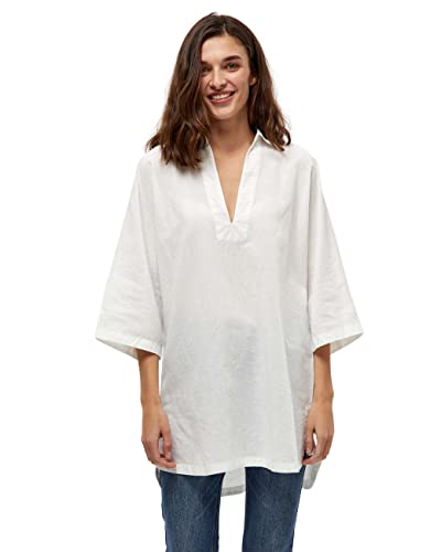 Peppercorn Women's Elby Linen Tunic, White, S von Peppercorn