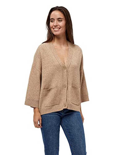 Peppercorn Women's Rosalia Cardigan, Warm Sand Melange, XL von Peppercorn