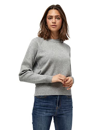 Peppercorn Rosalia Mock Neck Damen Pullover Größe XS | Damen Rollkragenpullover Grau | Strickpullover Mit Langen Ärmeln Und Stehkragen | Pullover Damen Elegant | Damenpullover Langarm von Peppercorn