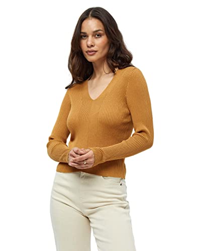 Peppercorn Women's Tana Rib Pullover, Bone Brown, L von Peppercorn