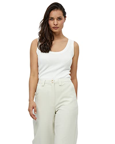 Peppercorn Tana U-Ausschnitt Stricken Tank Top | Damen Top In White | Frühling Damen Oberteile | Größe L von Peppercorn