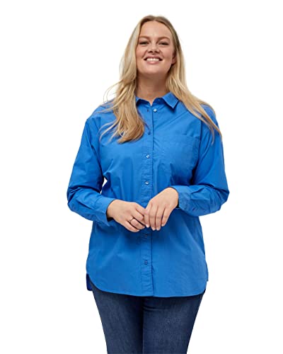 Peppercorn Women's Thelma Shirt Curve, NEBULAS Blue, 28 von Peppercorn