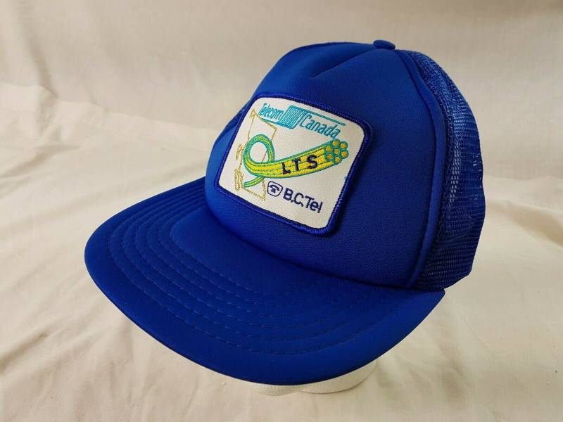 Bc Tel Telecoco Kanada Cap Trucker Hut Snapback Baseball Vintage Retro 80Er von PeppersmokeVintage