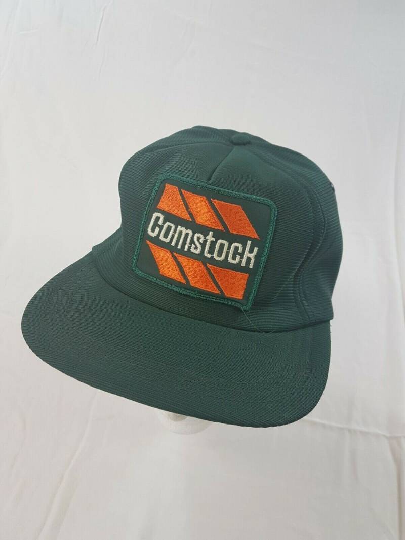 Comstock Cap Trucker Hat Snapback Baseball Vintage Retro 80Er von PeppersmokeVintage