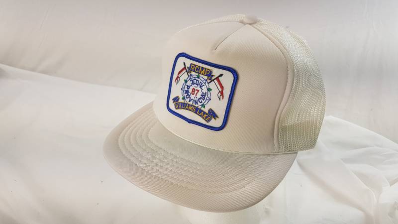 Rcmp Williams Lake 1987 Trucker Hutkappe 80Er Jahre Snapback Weiß von PeppersmokeVintage