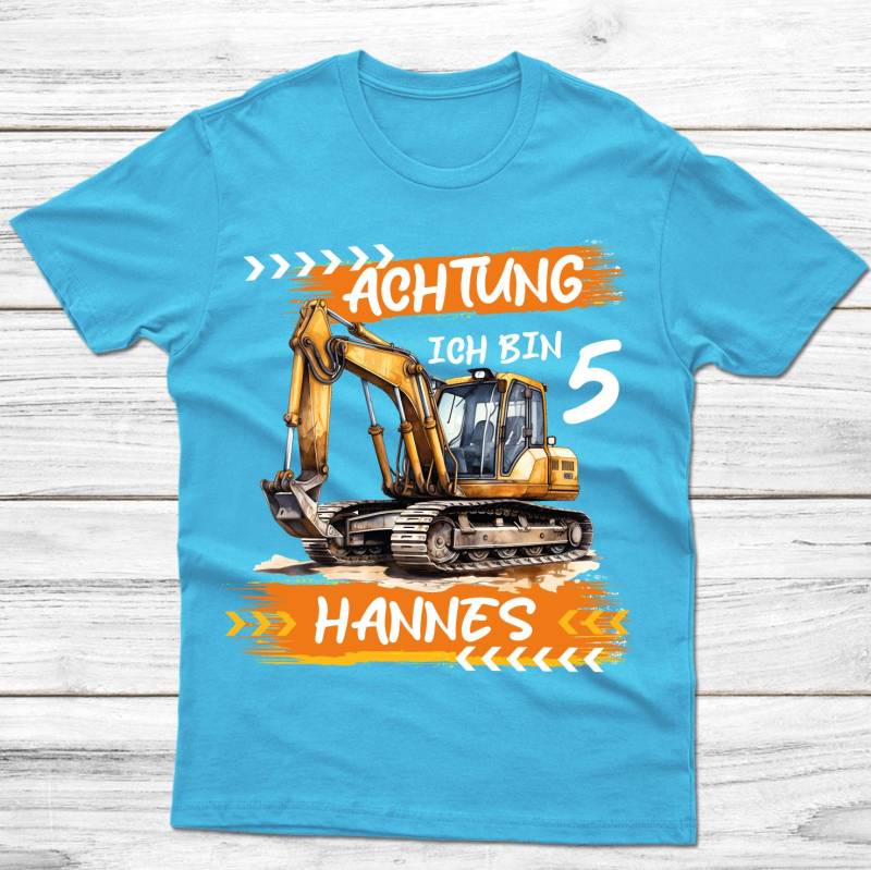 Geburtstagsshirt Personalisiert - Bagger von Peppylinchen