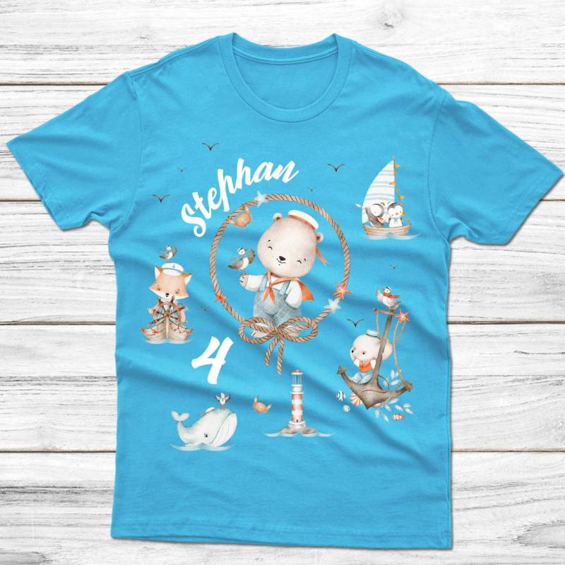 Geburtstagsshirt Personalisiert - Seefreunde von Peppylinchen