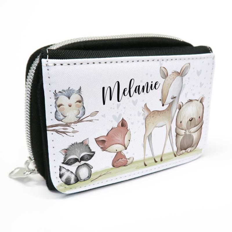 Geldbörse Mit Namen - Woodland von Peppylinchen