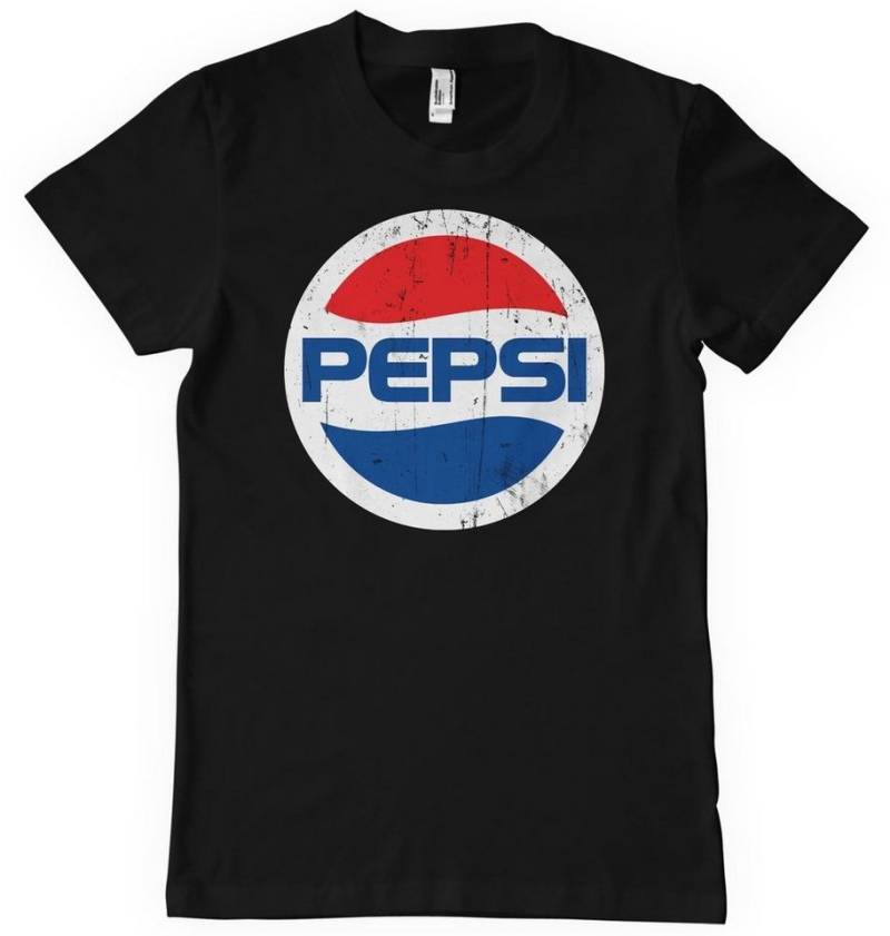 Pepsi Co T-Shirt Washed Globe Logo T-Shirt von Pepsi Co