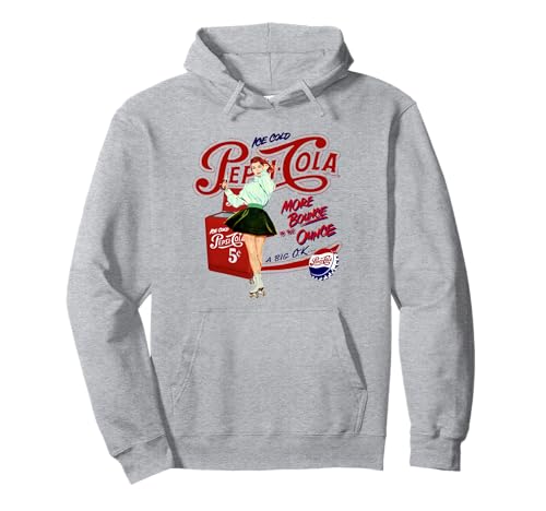 Pepsi More Bounce To The Ounce Rollerskater Pin-Up-Girl Pullover Hoodie von Pepsi