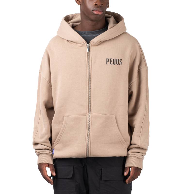 Pequs Chest Logo Zip Hoodie von Pequs