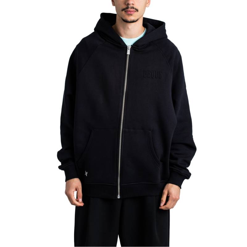 Pequs Debossed Logo Zip Hoodie von Pequs