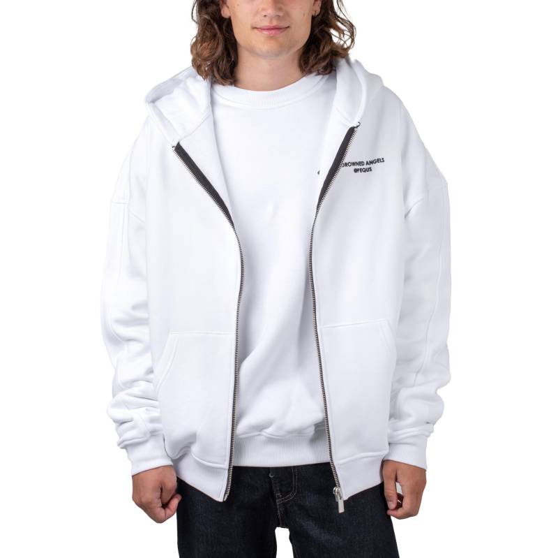 Pequs Drowned Angels Logo Zip-Hoodie von Pequs