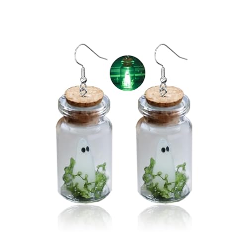 Geister-Ohrringe, leuchtet im Dunkeln, Halloween-Geister-Ohrringe, niedliche Geister-Ohrringe, baumelnde Halloween-Kostüme, Damen, 2025, Halloween-Schmuck, Geschenke für Frauen, Metall Geister-Ohrringe, leuchtet im Dunkeln, Halloween-Geister-Ohrringe, niedliche Geister-Ohrringe, baumelnde Halloween-Kostüme, Damen, 2025, Halloween-Schmuck, Geschenke für Frauen, Metall von Peraca Cris