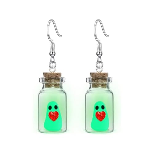 Geister-Ohrringe, leuchtet im Dunkeln, Halloween-Geister-Ohrringe, niedliche Geister-Ohrringe, baumelnde Halloween-Kostüme, Damen, 2025, Halloween-Schmuck, Geschenke für Frauen, Metall Geister-Ohrringe, leuchtet im Dunkeln, Halloween-Geister-Ohrringe, niedliche Geister-Ohrringe, baumelnde Halloween-Kostüme, Damen, 2025, Halloween-Schmuck, Geschenke für Frauen, Metall von Peraca Cris