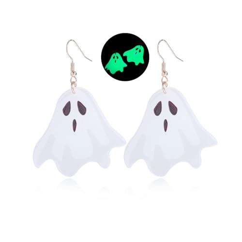 Halloween-Geister-Ohrringe, leuchtet im Dunkeln, Geister-Ohrringe für Frauen, niedliche Geister-Ohrringe, baumelnde Kostüme, Frau, 2025, Halloween-Schmuck, Geschenke für Frauen, Metall Halloween-Geister-Ohrringe, leuchtet im Dunkeln, Geister-Ohrringe für Frauen, niedliche Geister-Ohrringe, baumelnde Kostüme, Frau, 2025, Halloween-Schmuck, Geschenke für Frauen, Metall von Peraca Cris