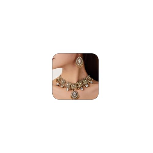 Peraca Cris Jhumkas Indische Ohrringe, lang, baumelnd, traditionelles Schmuck-Set für Damen, Hochzeit, Party, Geschenk, Zubehör, Metall Peraca Cris Jhumkas Indische Ohrringe, lang, baumelnd, traditionelles Schmuck-Set für Damen, Hochzeit, Party, Geschenk, Zubehör, Metall von Peraca Cris