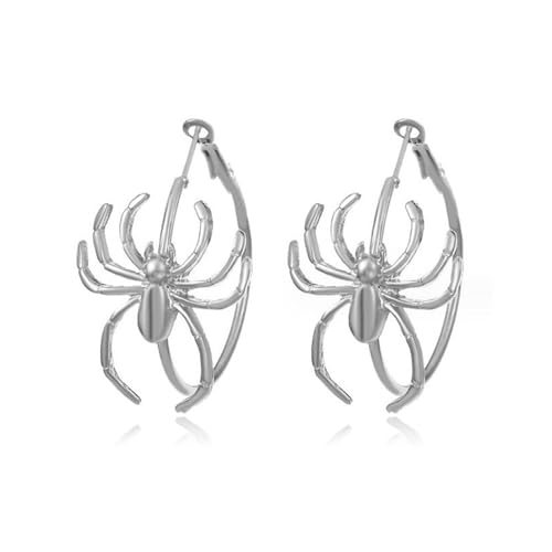 Spinnenohrringe für Damen, schwarze Spinnen-Creolen, Halloween, 3D-Spinnen, Schmuck, Geschenke, Halloween-Kostüme, Frau 2025, Metall, Kein Edelstein Spinnenohrringe für Damen, schwarze Spinnen-Creolen, Halloween, 3D-Spinnen, Schmuck, Geschenke, Halloween-Kostüme, Frau 2025, Metall, Kein Edelstein von Peraca Cris