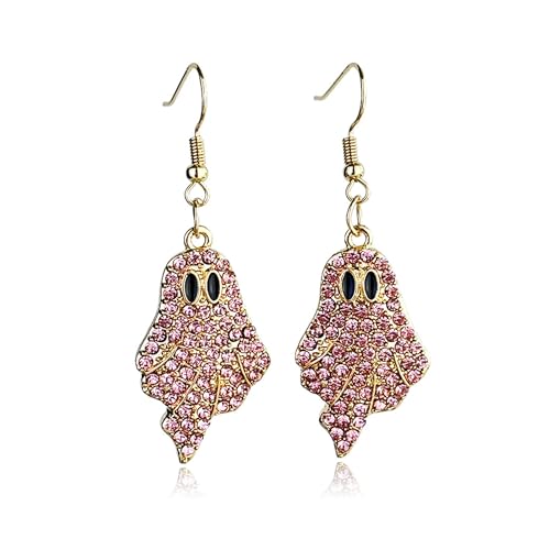 Strass-Geister-Ohrringe für Frauen, Halloween-Geister-Ohrringe, niedliche Geister, Quasten-Ohrring, baumelnd, Halloween-Kostüme, Frau 2025, Metall, Kein Edelstein Strass-Geister-Ohrringe für Frauen, Halloween-Geister-Ohrringe, niedliche Geister, Quasten-Ohrring, baumelnd, Halloween-Kostüme, Frau 2025, Metall, Kein Edelstein von Peraca Cris