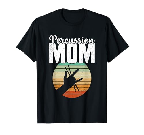 Schlagzeuger Mama Drumline Mama Instrument Perkussion Mutter T-Shirt Schlagzeuger Mama Drumline Mama Instrument Perkussion Mutter T-Shirt von Percussion Mom Graphic For Band Member