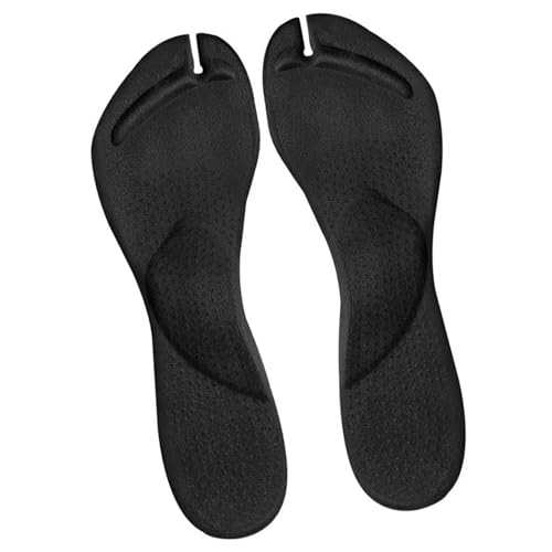 Perfeclan 2 Stück -Fußgewölbestützkissen, ergonomische Sandalenkissen für Männer, Schwarz, L von Perfeclan