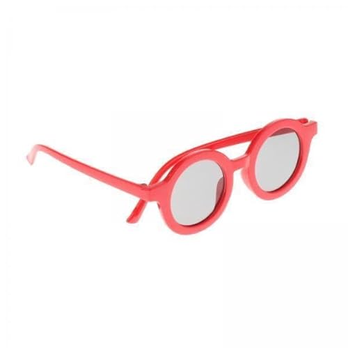 Perfeclan 5x Klassische Sonnenbrille Niedliche Outdoor Strand Sonnenbrille Brillen Kinder Kleinkinder Rot von Perfeclan
