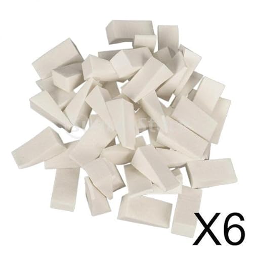 Perfeclan 6x 50pcs DIY Design Sponge Nagel Stempel Stamping Schwamm Schwammbürste von Perfeclan