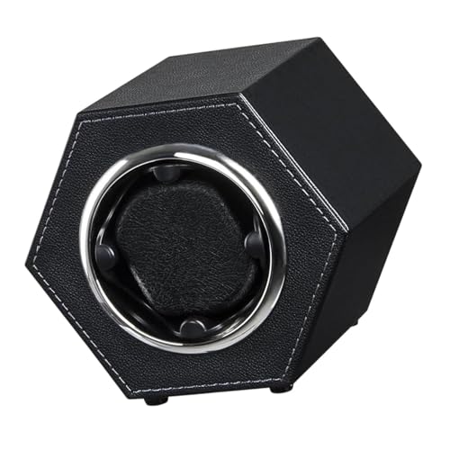 Perfeclan Automatisches Einzeluhr-Winder-Wickel gerät einfach zu bedienen mit leisem Motor rotierenden Uhrengehäuse Turner für Büro männer und-Frauen, Schwarz Perfeclan Automatisches Einzeluhr-Winder-Wickel gerät einfach zu bedienen mit leisem Motor rotierenden Uhrengehäuse Turner für Büro männer und-Frauen, Schwarz von Perfeclan