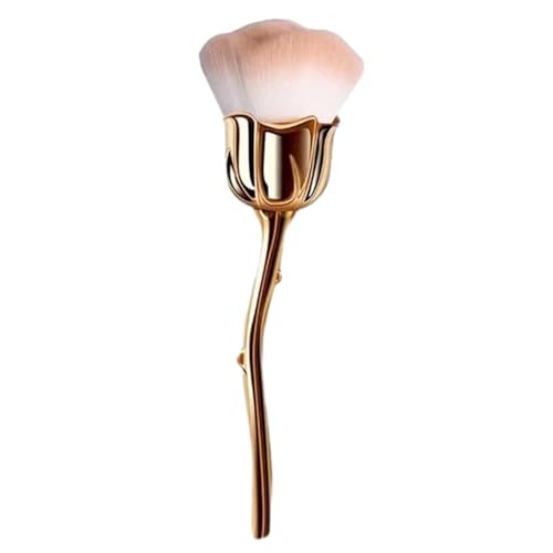 Perfeclan Beauty Tool, Make-up-Pinsel, Gesichtspinsel, Reise-Rosenform, weicher Puder-Make-up-Pinsel, Gesichts-Rouge-Pinsel für Puder-Rouge, Mädchen und Frauen, Stil c von Perfeclan