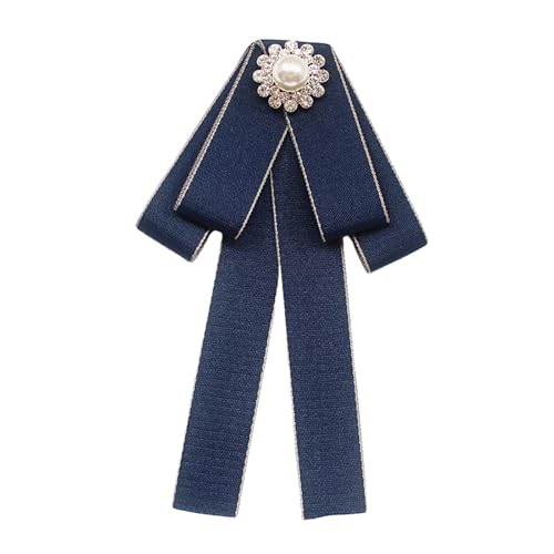 Perfeclan Damen-Fliege mit Schleife, modisches Geschenk, elegant, vorgebunden, mit, Krawatte, Kleidungszubehör für Studenten, Anzüge, Kleider, Zeremonien, Navy Blau Perfeclan Damen-Fliege mit Schleife, modisches Geschenk, elegant, vorgebunden, mit, Krawatte, Kleidungszubehör für Studenten, Anzüge, Kleider, Zeremonien, Navy Blau von Perfeclan