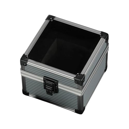 Perfeclan Einzelne Uhr Schmuck Box Uhr Reise Fall Männer Tragbare Schmuck Organizer Fall Armbanduhr Fall für Armband Chinesische Neue Jahr, Silbergrün von Perfeclan