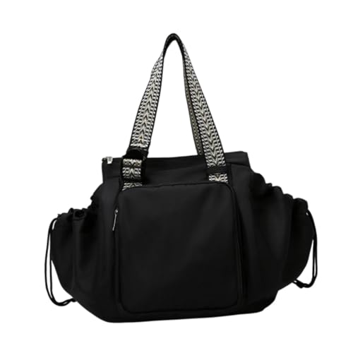 perfeclan Frauen Umhängetaschen Mode -transformierbare Wiegenbeutel zum Pendeln des Außenbereichs im Freien, Schwarz von Perfeclan