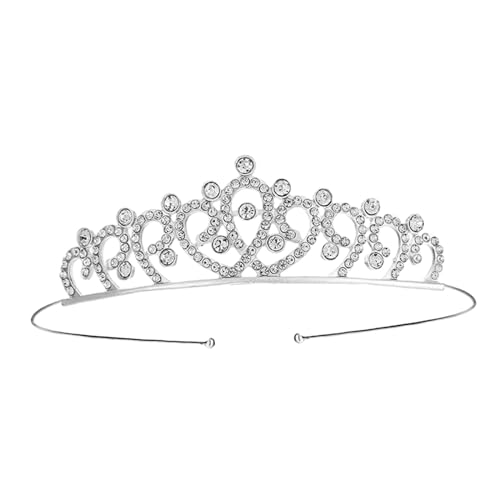 Perfeclan Hochzeit Braut Stirnband Kopfschmuck Requisiten Haarband Krone Kopfbedeckung Haarband für Festival Kostüm Party Gastgeschenk Verlobung Schwester von Perfeclan