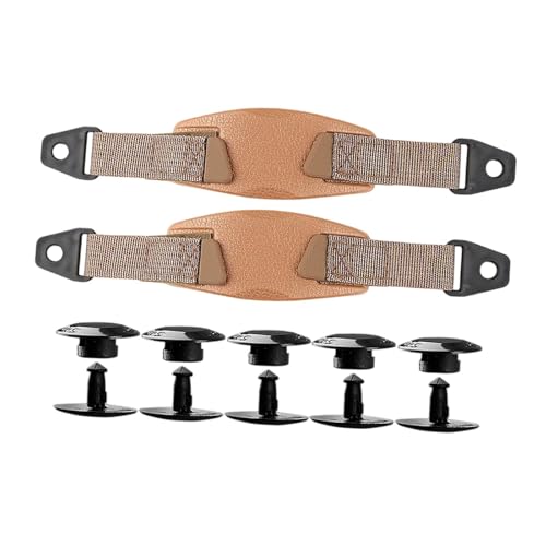 Perfeclan Lochschuhe Rückengurt, Abnehmbar, EVA, Schuhknöchelgurt für Clogs Hausschuhe Slide Herren, Braun von Perfeclan