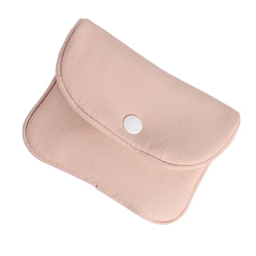 Münzgeldbörse, Kosmetik-Aufbewahrungstasche, leicht, Bezauberndes Münzfach für Damen, Make-up-Handtaschen, Schminktasche zum Aufbewahren von Münzen, Rosa von Perfeclan