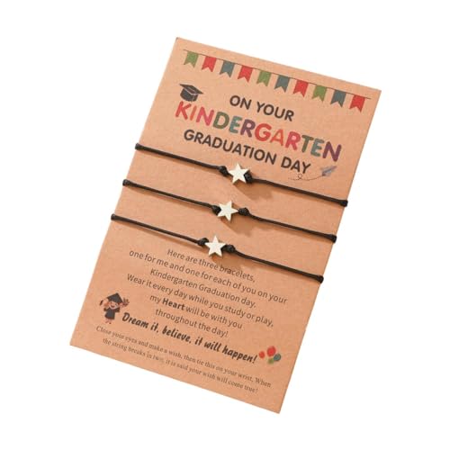 Perfeclan Passende Armbänder Schmuck Mode Geburtstagsgeschenk -Abschlusssaison Charme handgewebtes Freundschaftsarmbänder für Freund HISS HISS, Fünfzackiger Stern von Perfeclan