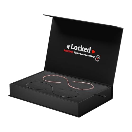 Perfeclan Permanentes Armband Set, DIY Armbänder mit Werkzeug, Einzigartiges Verschlossenes Armband für Thanksgiving Geschenke, Schwarz und Roségold von Perfeclan