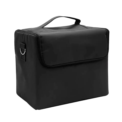 Perfeclan Professionelle Make-up-Tasche, Make-up-Etui, Pinselhalter, Oxford-Tuch, erweiterbar für Nagelwerkzeug, Nagel-Organizer-Etui von Perfeclan