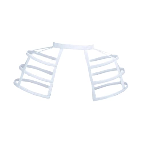 Perfeclan Reifrock Petticoat Damen Hoops Pannier Petticoat Krinoline Unterrock Pannier Rock Viktorianischer Käfig Pannier für Kleid Hochzeit von Perfeclan