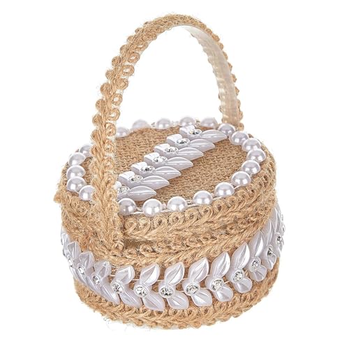 Perfeclan Ringträgerbox für Hochzeit, Party, Süßigkeitenboxen, modische Brautjungfer, Hochzeitsbevorzugung, Braut-Accessoires für den Antrag, Event, von Perfeclan