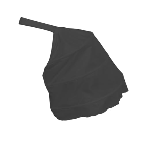 Perfeclan Rock Zurück Petticoat 3 Hoops Gesäß Hüfte Pannier Tournüre für Ballkleid Halloween, Schwarz von Perfeclan