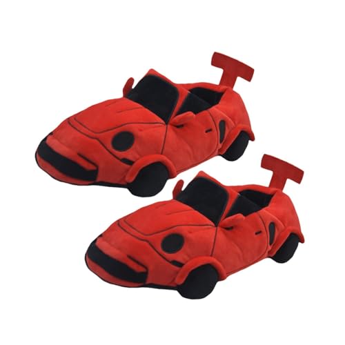 Perfeclan Winter Warme Hausschuhe Anti Slip für Erwachsene, Rot, 30 EU Perfeclan Winter Warme Hausschuhe Anti Slip für Erwachsene, Rot, 30 EU von Perfeclan