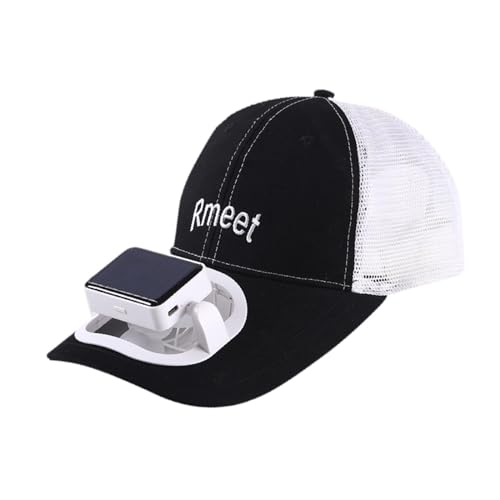 Perfeclan Sonnenblendenhüte mit, Sommer-Sonnenhut zum Laufen, Camping, Reisen, Outdoor-Sport, Schwarz von Perfeclan