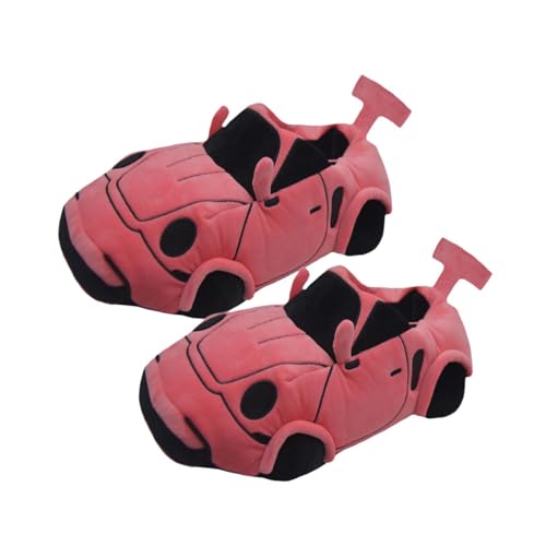 Perfeclan Warme Anti Slip Hausschuhe Winter Rosa, Unisex Erwachsene 30 cm, Plüsch, Rosa von Perfeclan