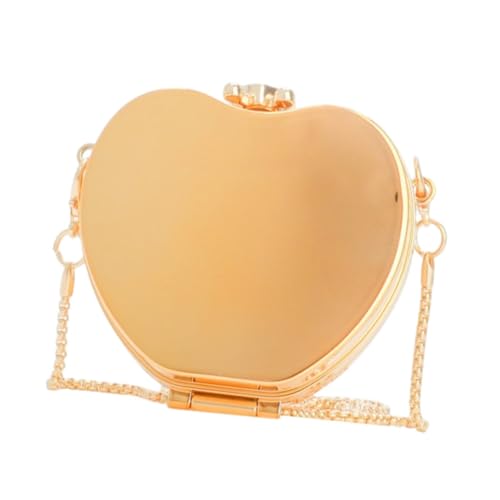 perfeclan Women Wallet Mini Fashion Money Geldbeutel für ungezwungene Urlaub im Freien im Freien Urlaub Urlaub, Gold Apfel von Perfeclan