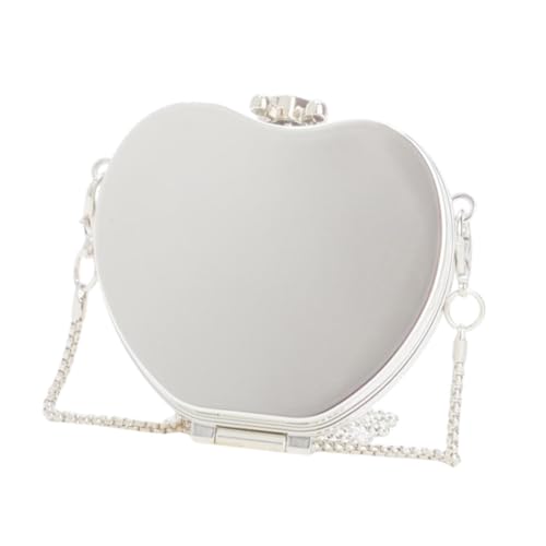 perfeclan Women Wallet Mini Fashion Money Geldbeutel für ungezwungene Urlaub im Freien im Freien Urlaub Urlaub, Silberapfel von Perfeclan