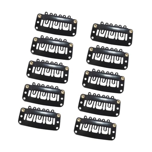 perfeclan 10 x U-förmige Haarverlängerungsclips, 6-Zähne-Schnappclips für Frauen perfeclan 10 x U-förmige Haarverlängerungsclips, 6-Zähne-Schnappclips für Frauen von Perfeclan